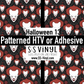 Halloween It, Print Patterned Permanent Adhesive, HTV, or Sublimation