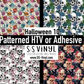 Halloween 10 Print Patterned Permanent Adhesive, HTV, or Sublimation