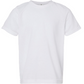 Kids Tultex Poly Rich 65% Polyester - White