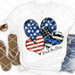 Back the Blue, Police Officer, Sublimation Transfer, Ready to Press Transfer
