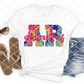 HTV Arkansas Tie Dye, Ready to Press Transfer