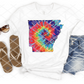 HTV Arkansas Tie Dye, Ready to Press Transfer