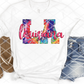 Louisiana, LA Tie Dye, Sublimation Transfer, Ready to Press Transfer