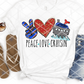 Peace Love Cruisin, Sublimation Transfer, Ready to Press Transfer