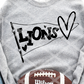 Lions Sublimation or HTV Transfer