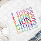 Lions Sublimation Transfer