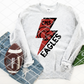 Eagles Bolt Sublimation or HTV Transfer