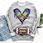 Trojans Heart Sublimation or HTV Transfer