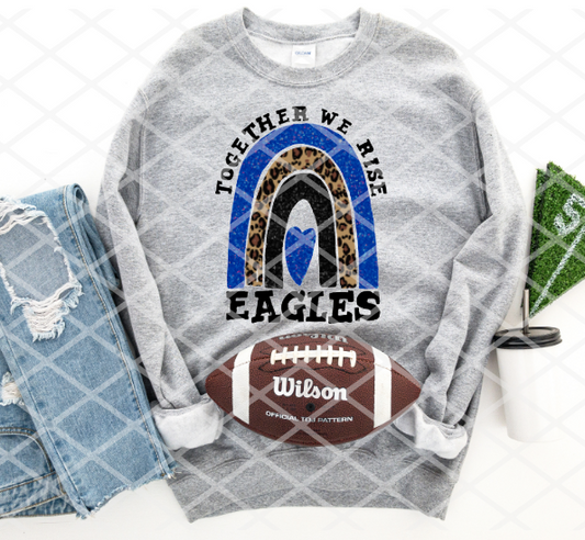 Eagles Rainbow Animal Print Sublimation or HTV Transfer