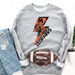 Malvern Leopards Bolt Sublimation or HTV Transfer