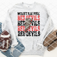 Red Devils Bolt Sublimation or HTV Transfer