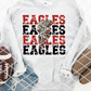 Eagles Stack Sublimation or HTV Transfer