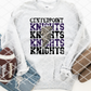 Centerpoint Knights Bolt Sublimation or HTV Transfer