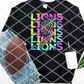 Bright Lions Bolt Sublimation or HTV Transfer