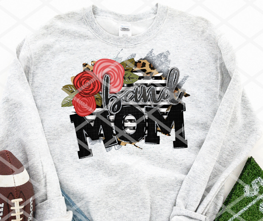 Band Mom,  Sublimation or HTV Transfer