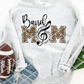 Band Mom, Animal Print,  Sublimation or HTV Transfer