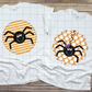 HTV Halloween Spiders without bow, Ready to Press Transfer