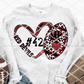 Homecoming Red Devils Football Heart Sublimation or HTV Transfer