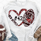 Red Devils Football Heart Sublimation or HTV Transfer