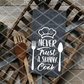 Never trust a skinny cook, Ready to Press Screen Print