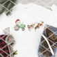 Reindeer Tractor Sublimation Transfer