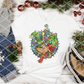 Dog with reindeer, Sublimation Transfer