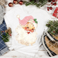 HTV Santa with Pink Hat, Christmas Transfer