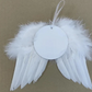 Sublimation Angel Wings Memorial Hanger, Ornament, or Car Hanger