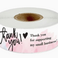 Thank you for Supporting my small business, Roll of 120 Stickers, Packaging Sticker
