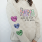 this MAMA wears her heart on her sleeve, Valentine's Day, Ready to press, Sublimation Transfer