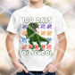 100 days of school Dinosaur Sublimation Transfer