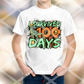 I survived 100 days of school Dinosaur Sublimation Transfer