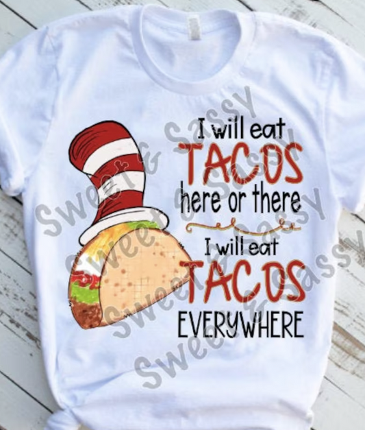 HTV I will eat tacos Transfer