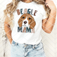 Beagle Mom, Dog Sublimation transfer