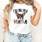 Frenchie mama, Dog Sublimation transfer