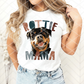 Rottie Mama, Dog Sublimation transfer