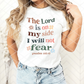 The Lord is on my side, Sublimation or DTF Transfer