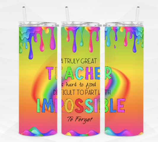 A great teacher, Sublimation Transfer, Ready to Press