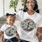 DTF Mama and Mini, Ready to Press Transfer
