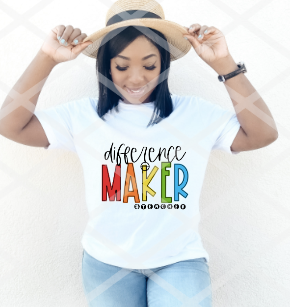 DTF Difference Maker, Ready to Press Transfer