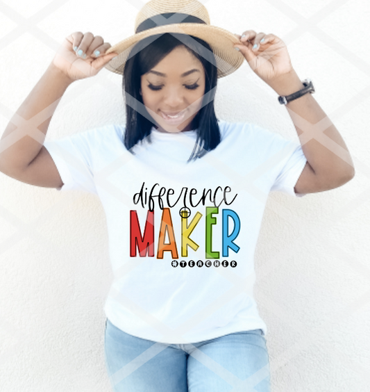 DTF Difference Maker, Ready to Press Transfer