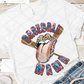 Baseball Mama, Baseball Sublimation Transfer