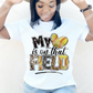 DTF Softball My Heart is on that field, Ready to Press Transfer