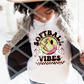 Softball Vibes, Sublimation Transfer