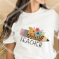 DTF Teacher Pencil, Ready to Press Transfer