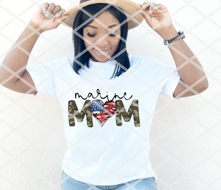 DTF Military Mom, Ready to Press Transfer