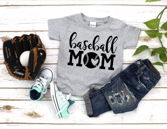 Screenprint Baseball Mom Transfer
