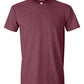 Heather Maroon Gildan Softstyle