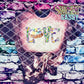 HTV Love King Cake, Mardi Gras, Ready to Press Transfer