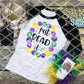 HTV Just Bead It, Mardi Gras, Ready to Press Transfer